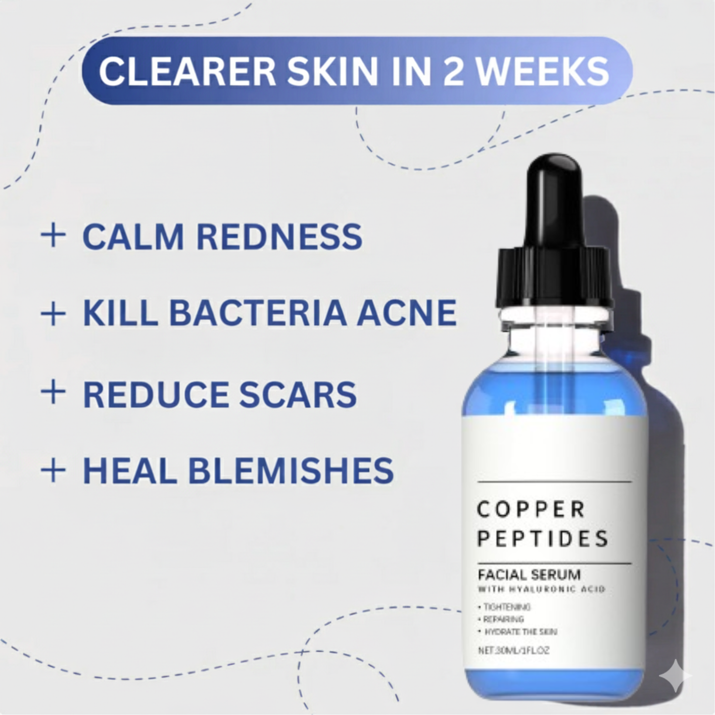 GHK-Cu Peptides Facial Serum